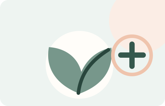 Leaf, heart, and movement symbols representing men’s wellness
